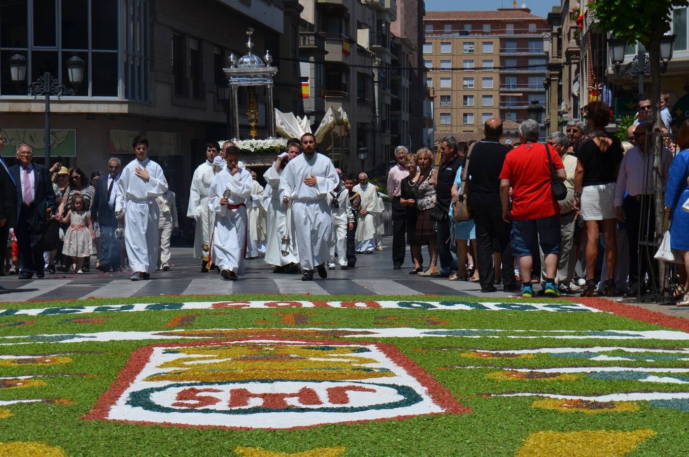 Celebración del Corpus en Calahorra