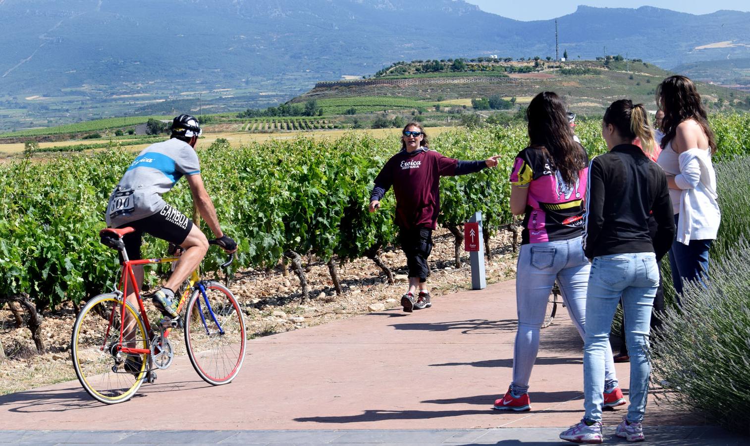 Salida de la Eroica en Cenicero