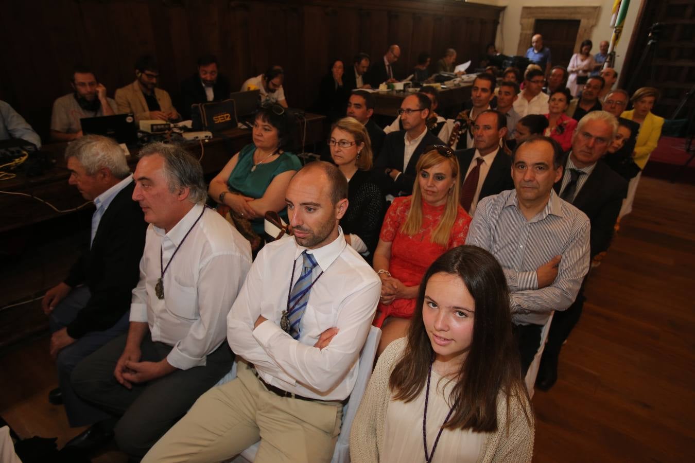 Los asistentes a la entrega de las Medallas de La Rioja