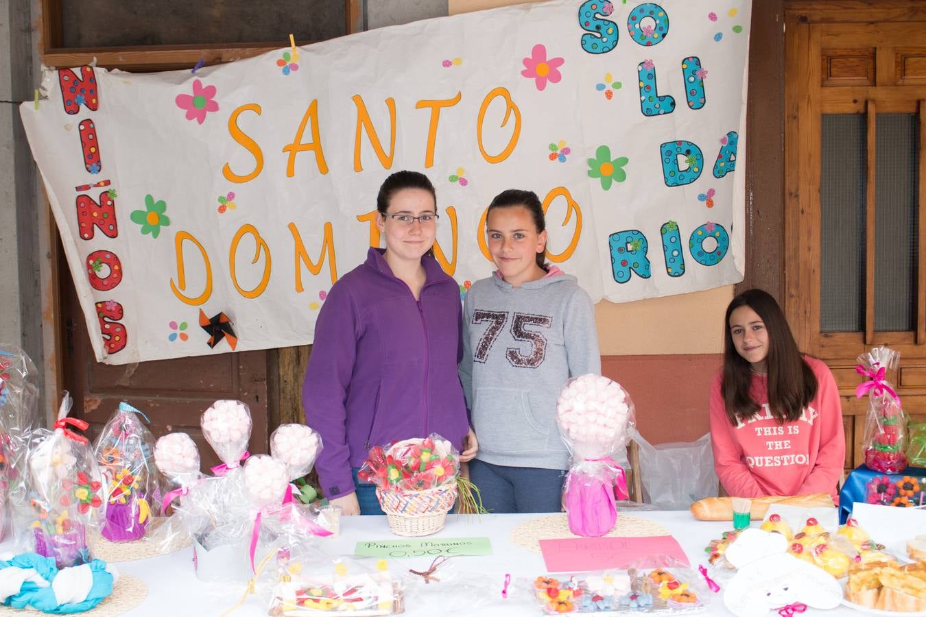 Mercado solidario en Santo Domingo