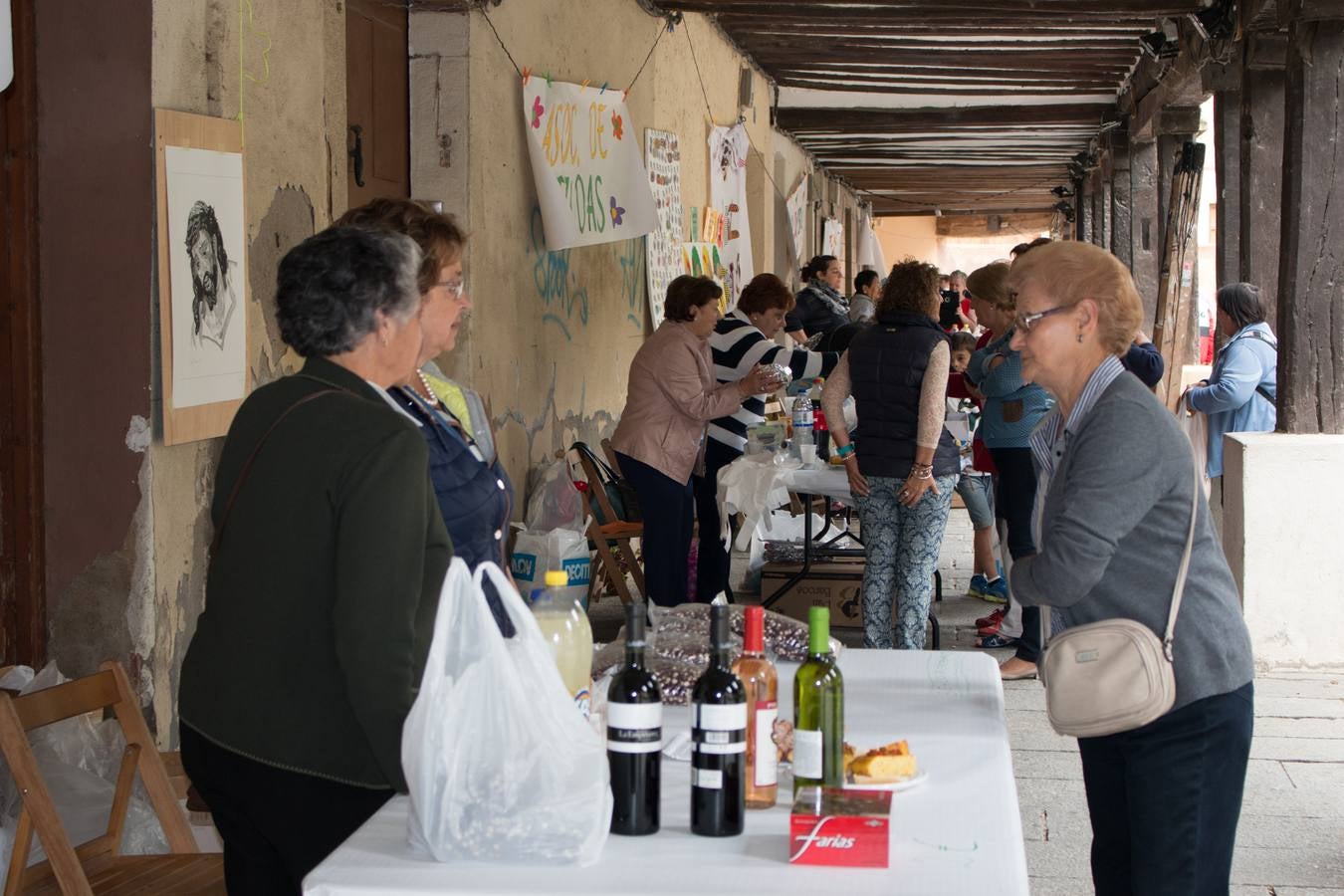 Mercado solidario en Santo Domingo