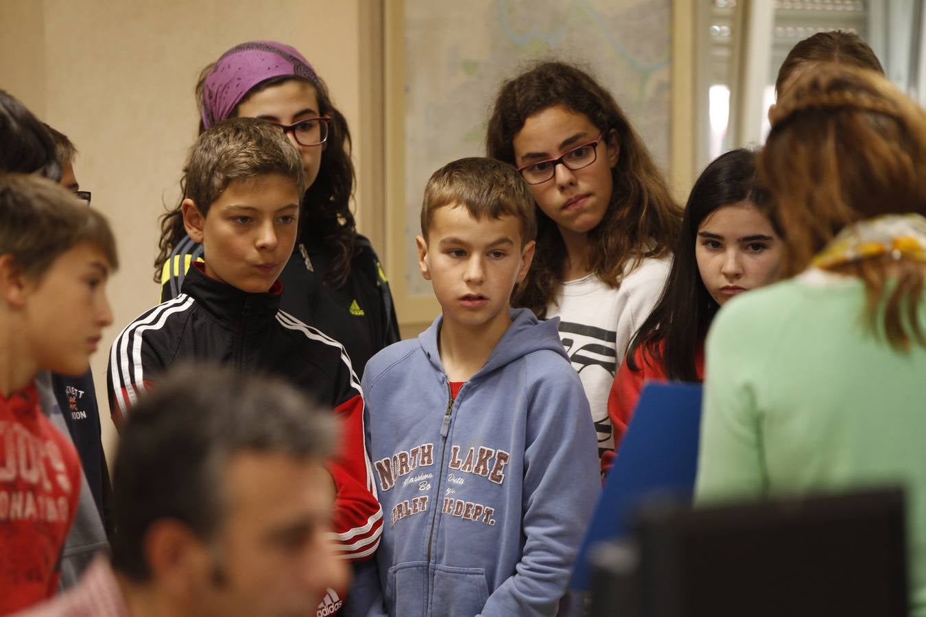 Los alumnos de 6º A del Colegio Las Gaunas de Logroño visita la multimedia de Diario LA RIOJA