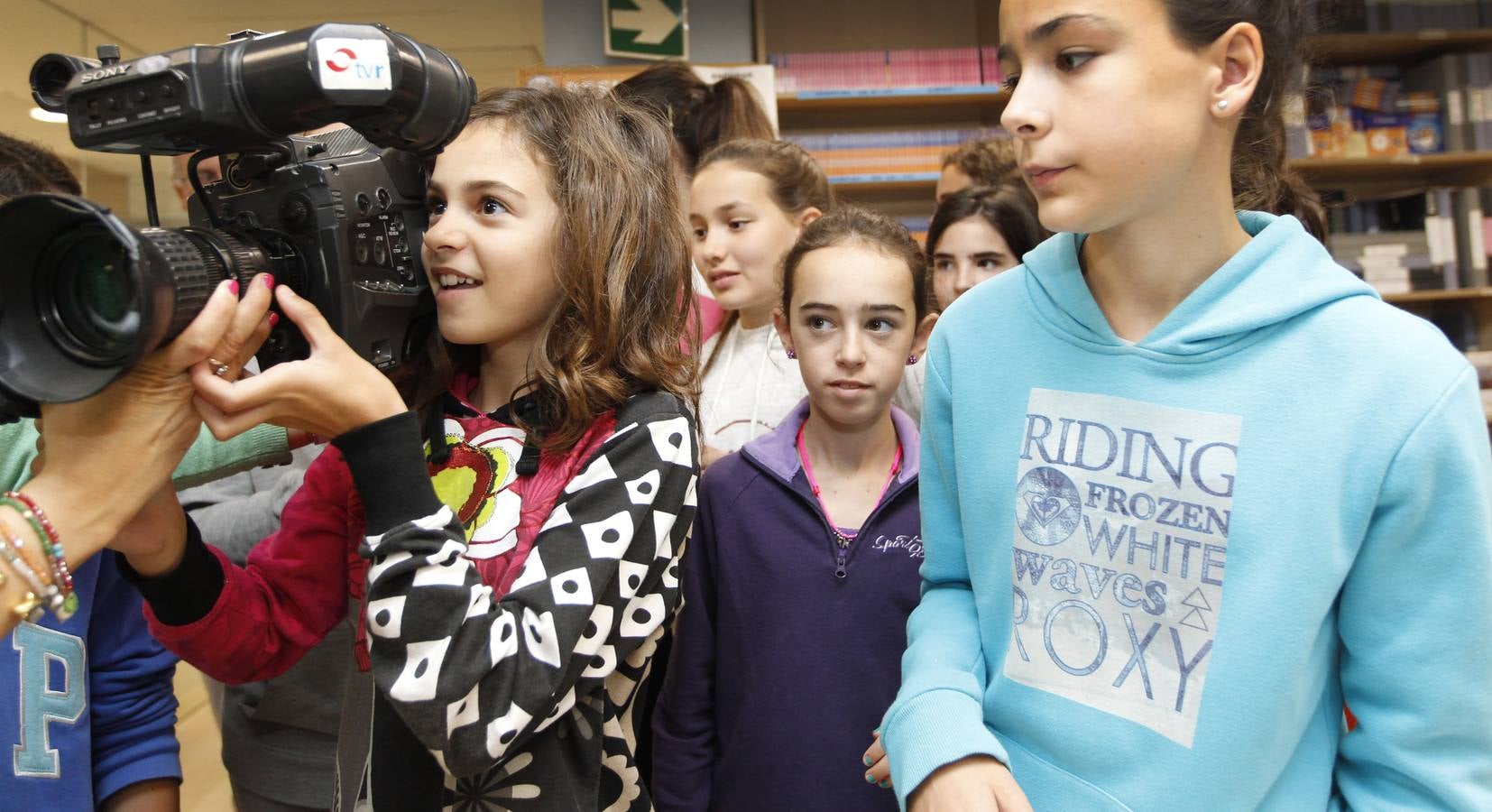 Los alumnos de 6º A del Colegio Las Gaunas de Logroño visita la multimedia de Diario LA RIOJA