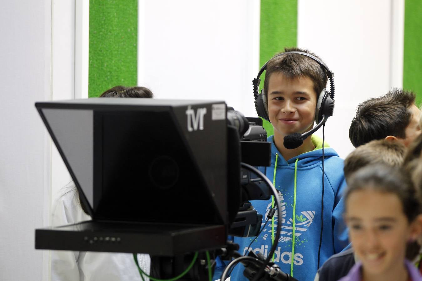 Los alumnos de 6º A del Colegio Las Gaunas de Logroño visita la multimedia de Diario LA RIOJA