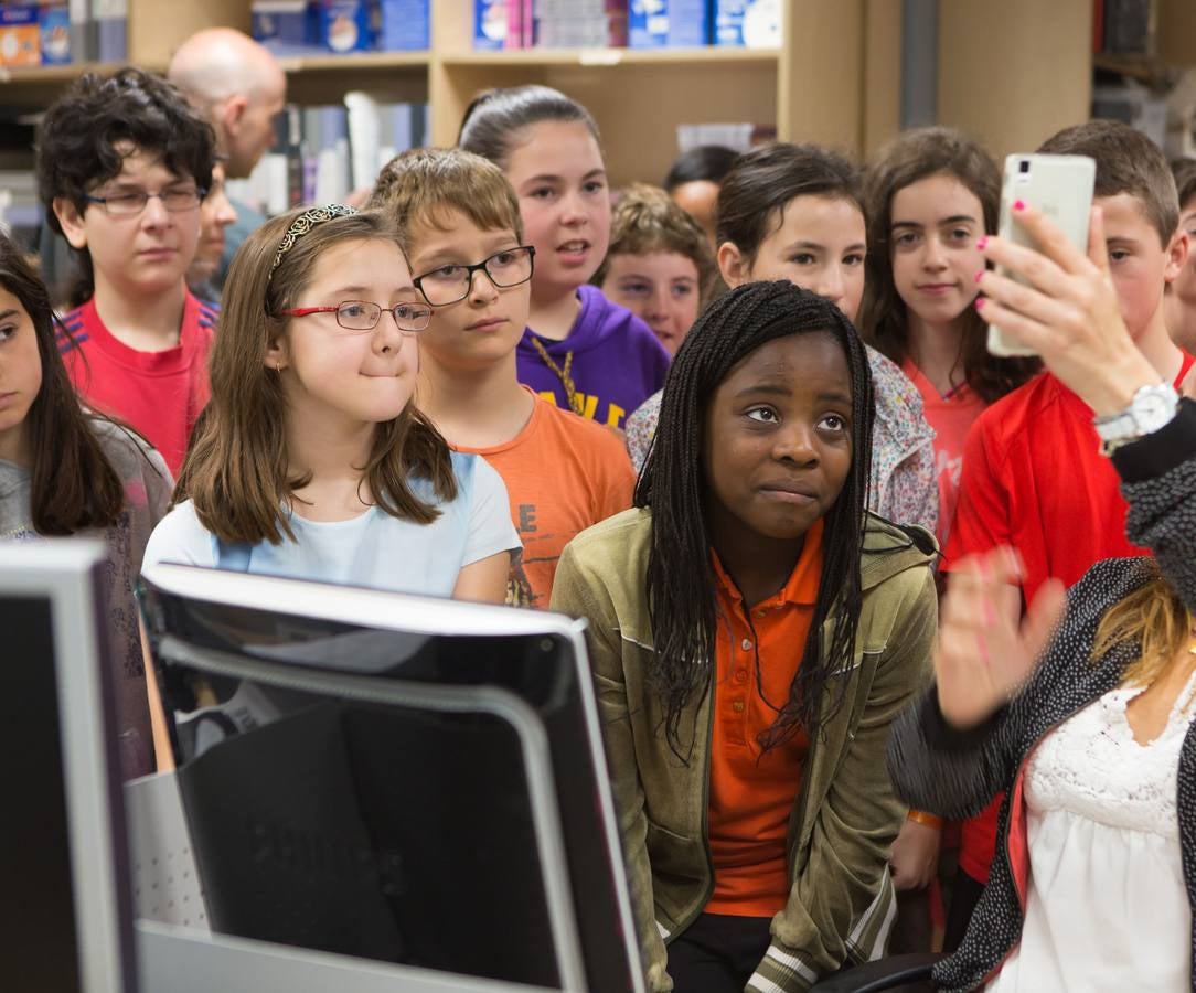 Los alumnos de 6º B del colegio Las Gaunas de Logroño visitan la multimedia de Diario LA RIOJA