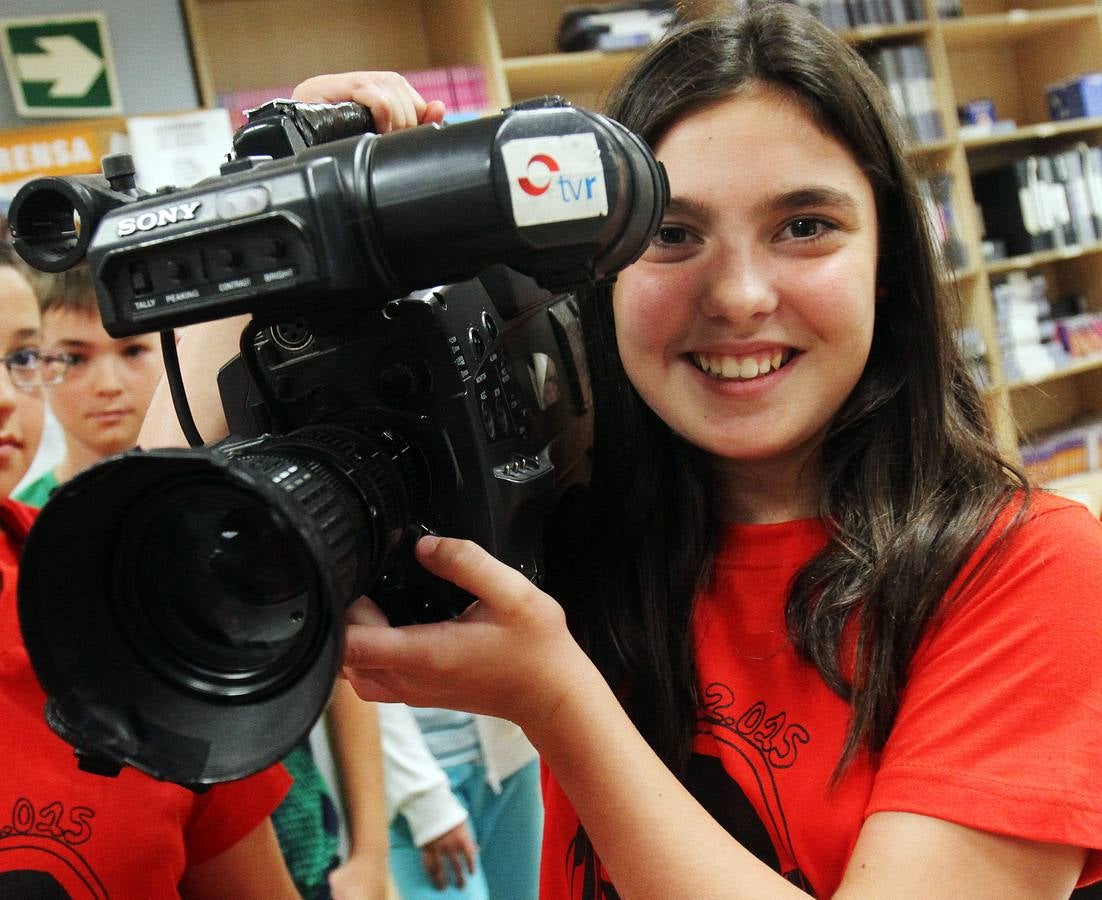 Los alumnos de 6 º C del Colegio Las Gaunas de Logroño visitan la multimedia de Diario LA RIOJA
