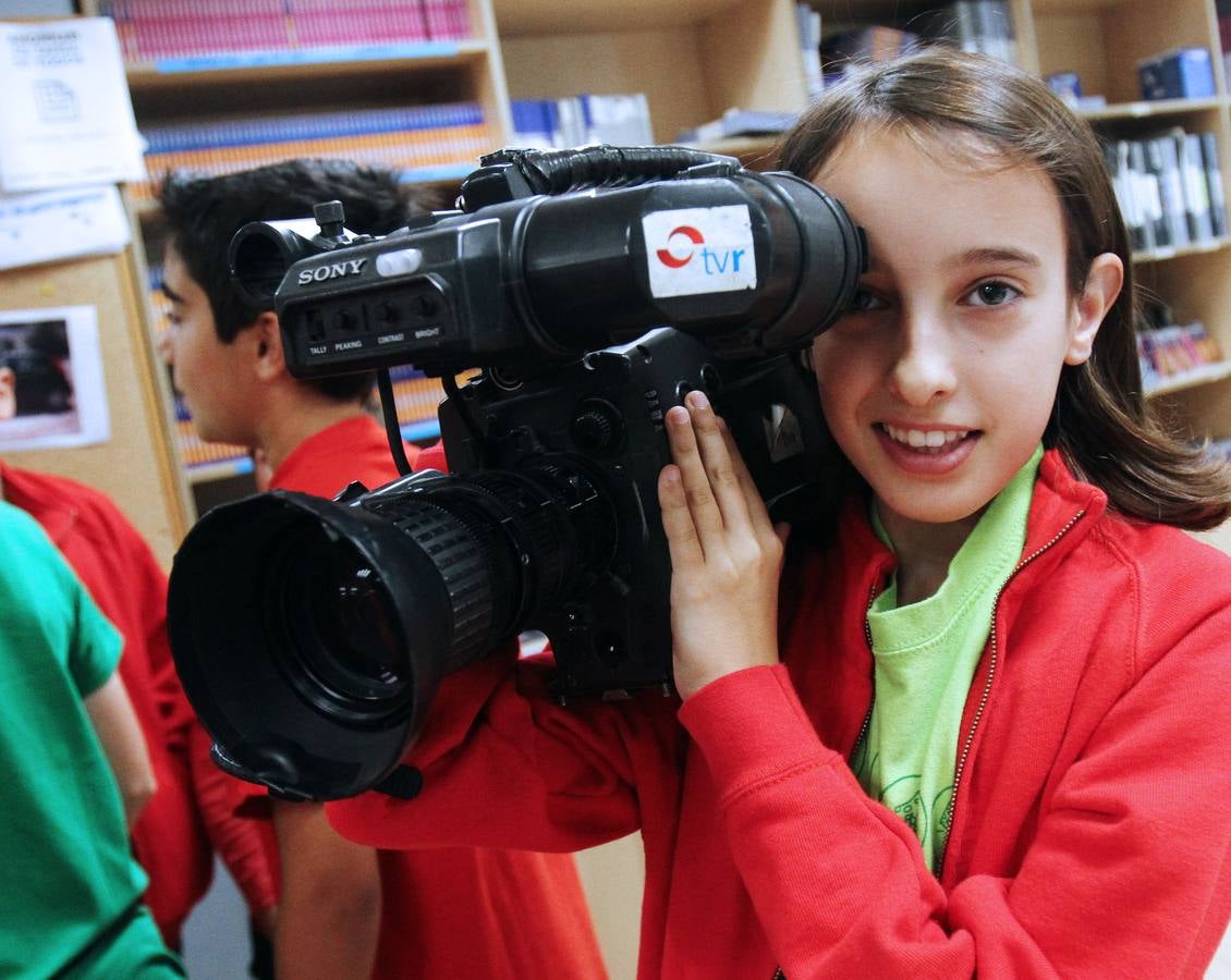 Los alumnos de 6 º C del Colegio Las Gaunas de Logroño visitan la multimedia de Diario LA RIOJA