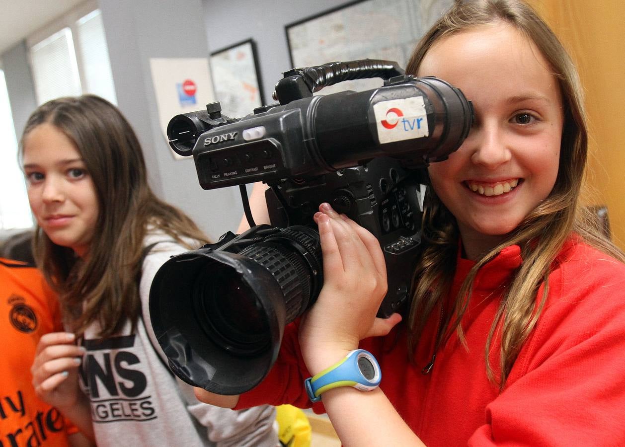 Los alumnos de 6 º C del Colegio Las Gaunas de Logroño visitan la multimedia de Diario LA RIOJA