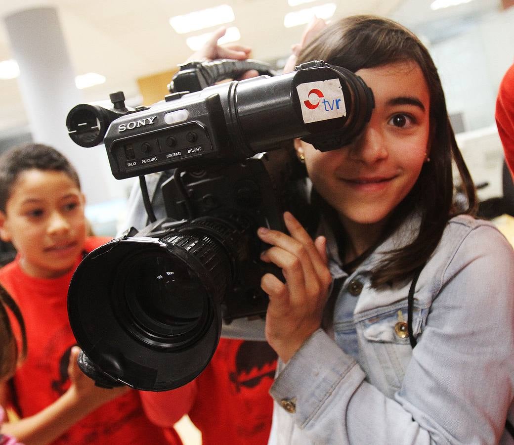 Los alumnos de 6 º C del Colegio Las Gaunas de Logroño visitan la multimedia de Diario LA RIOJA