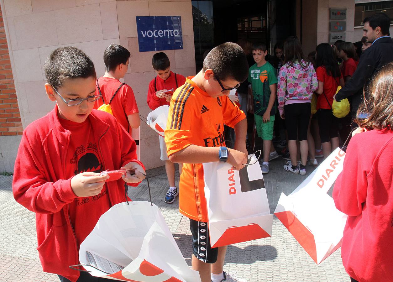 Los alumnos de 6 º C del Colegio Las Gaunas de Logroño visitan la multimedia de Diario LA RIOJA