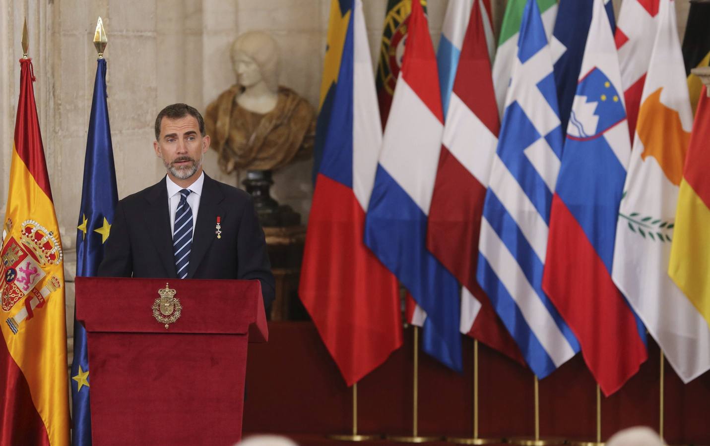 El Palacio Real acoge la celebración del treinta aniversario de la firma del Tratado de Adhesión de España a las Comunidades Europeas