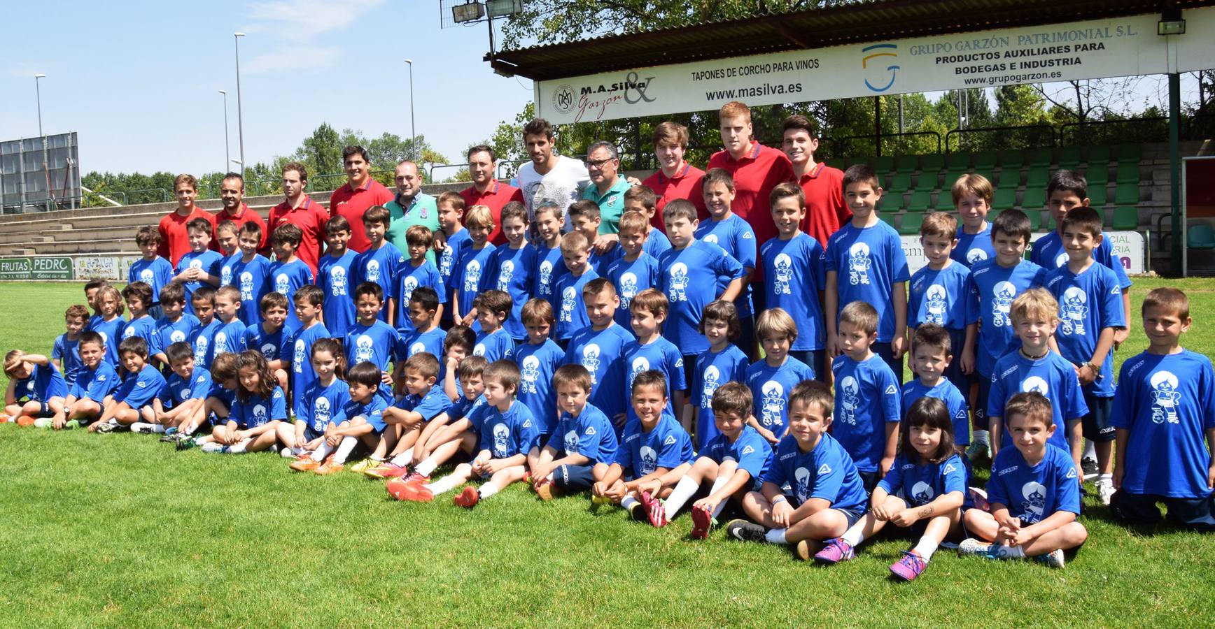 Javi Martínez abre el campus del Berceo