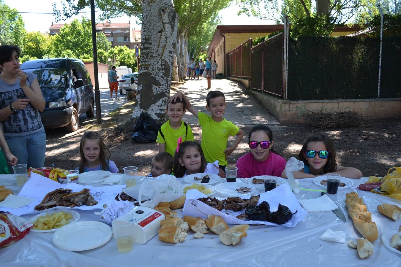 Almuerzo antes de las Vueltas en las fiestas de Nájera