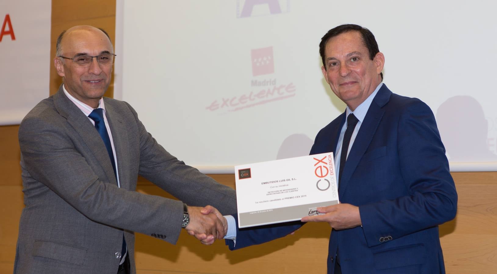 Entrega de premios nacionales CEX en el Riojaforum