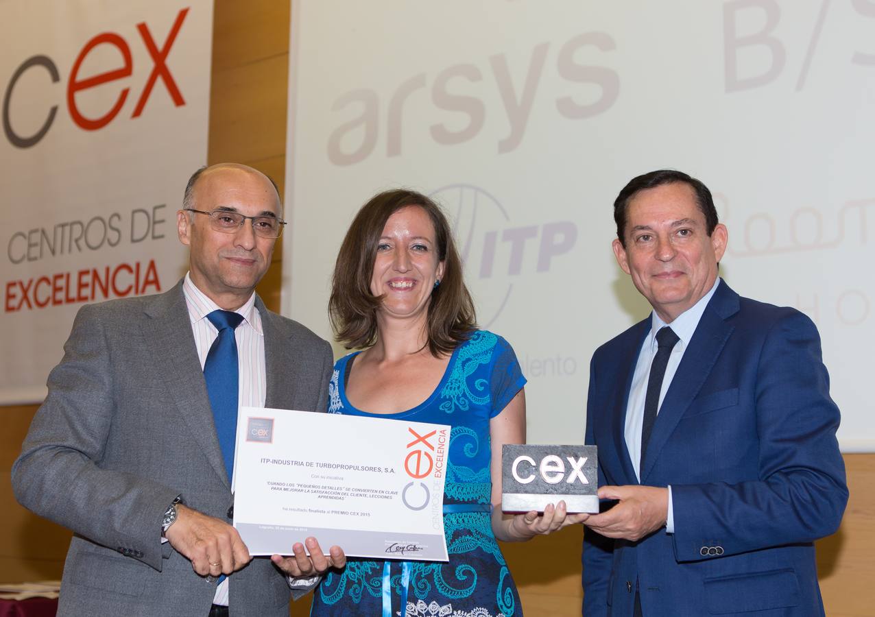 Entrega de premios nacionales CEX en el Riojaforum