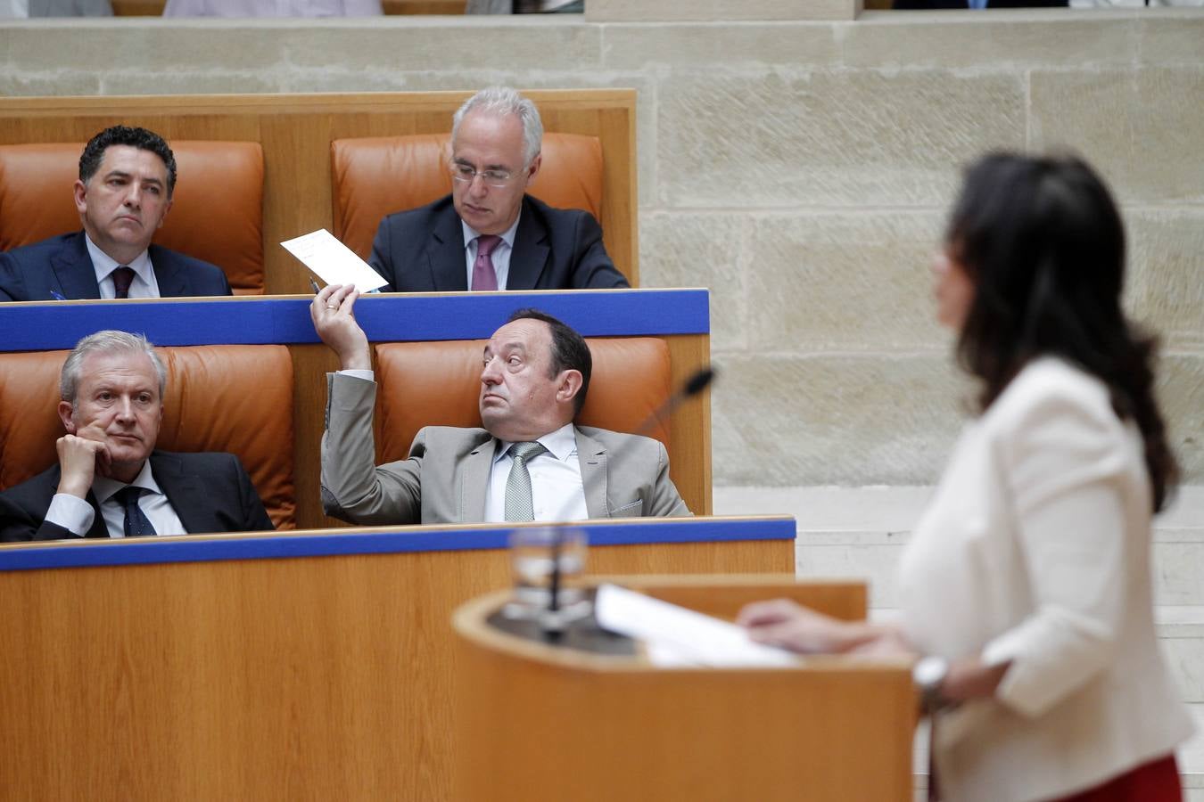 Ceniceros pierde la primera votación en el Parlamento riojano (II)