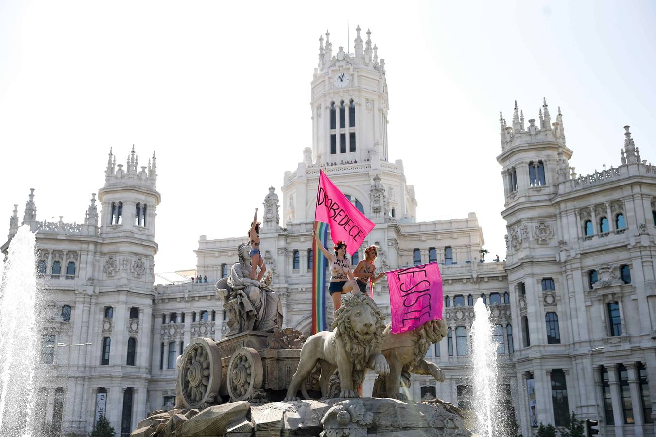 Protesta de Femen contra la &#039;ley mordaza&#039;