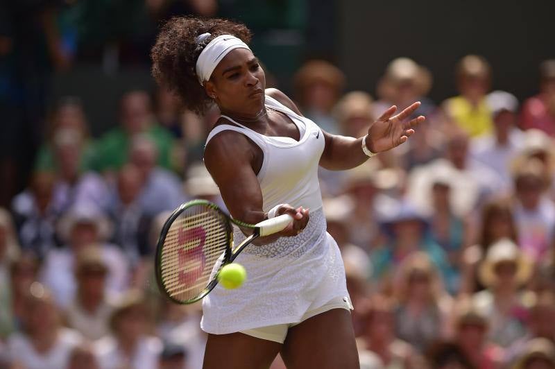 Las mejores imágenes de la histórica final entre Muguruza y Serena