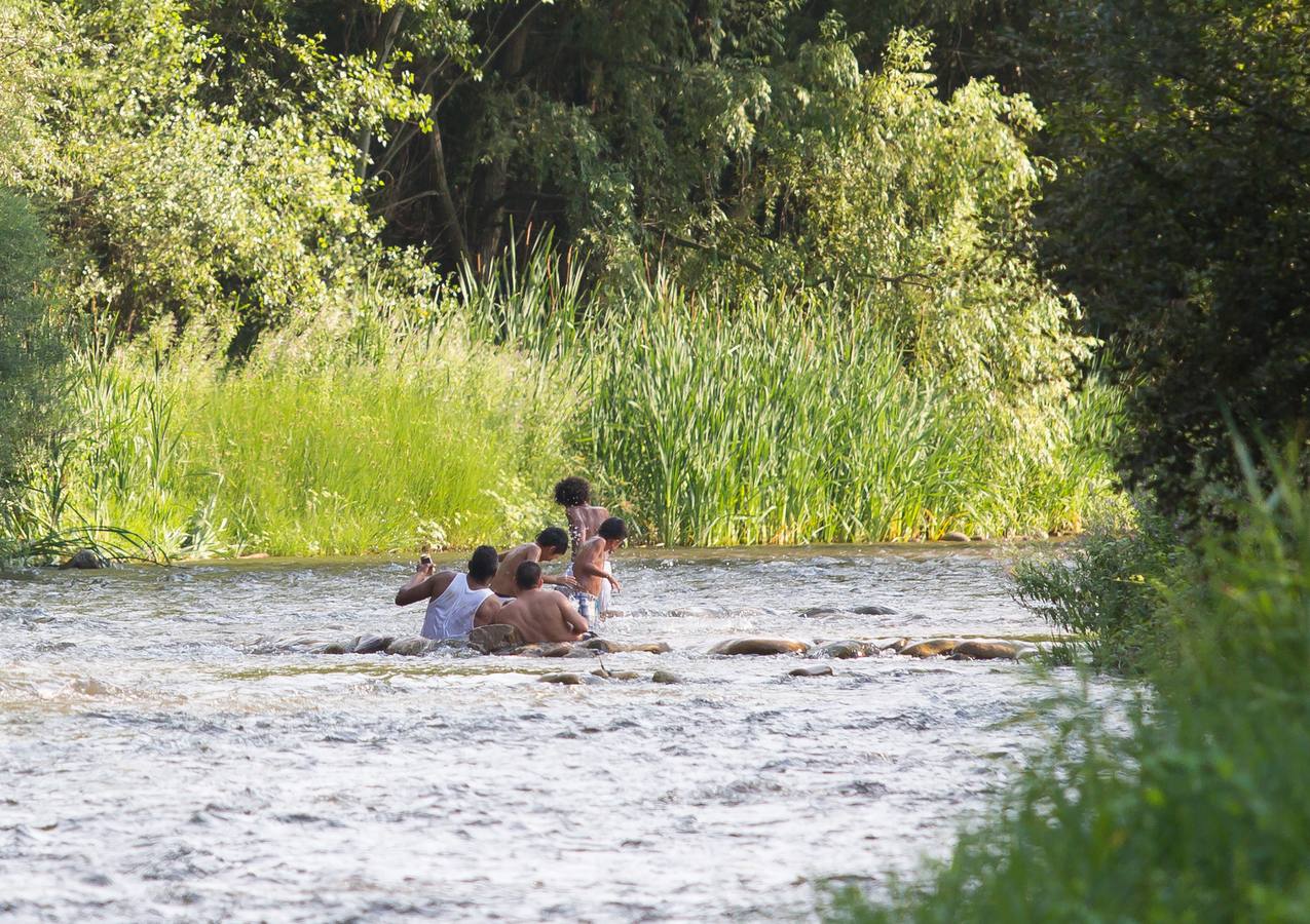 Logroño se derrite con el calor