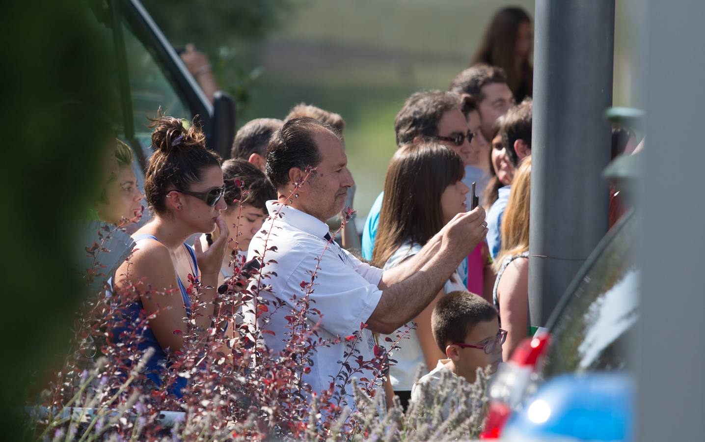 Pepe Viyuela rueda en Logroño