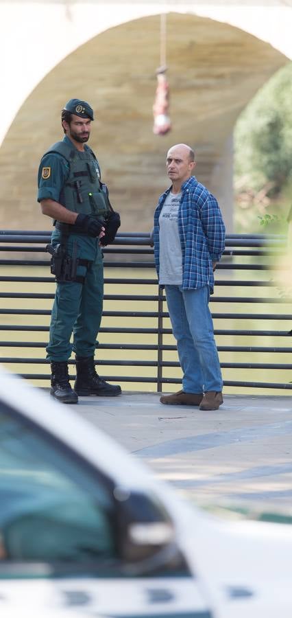 Pepe Viyuela rueda en Logroño