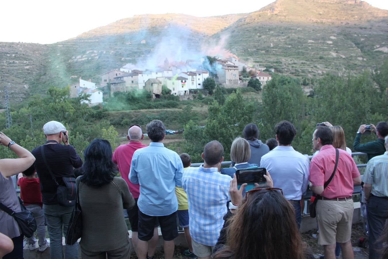 Fiesta del humo en Peroblasco