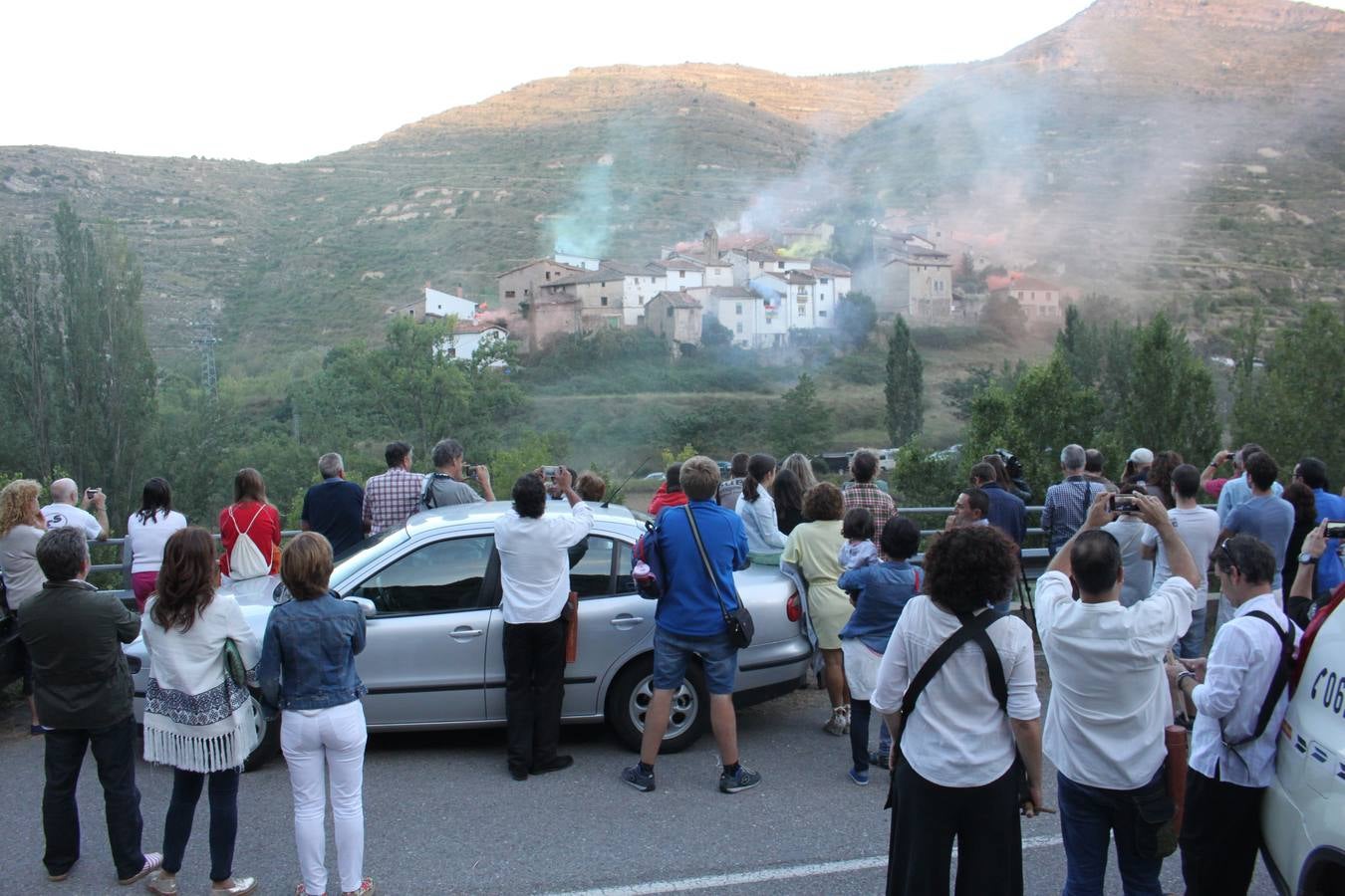 Fiesta del humo en Peroblasco