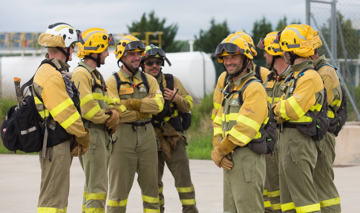 Trescientos profesionales forman el dispositivo de extinción de incendios en La Rioja