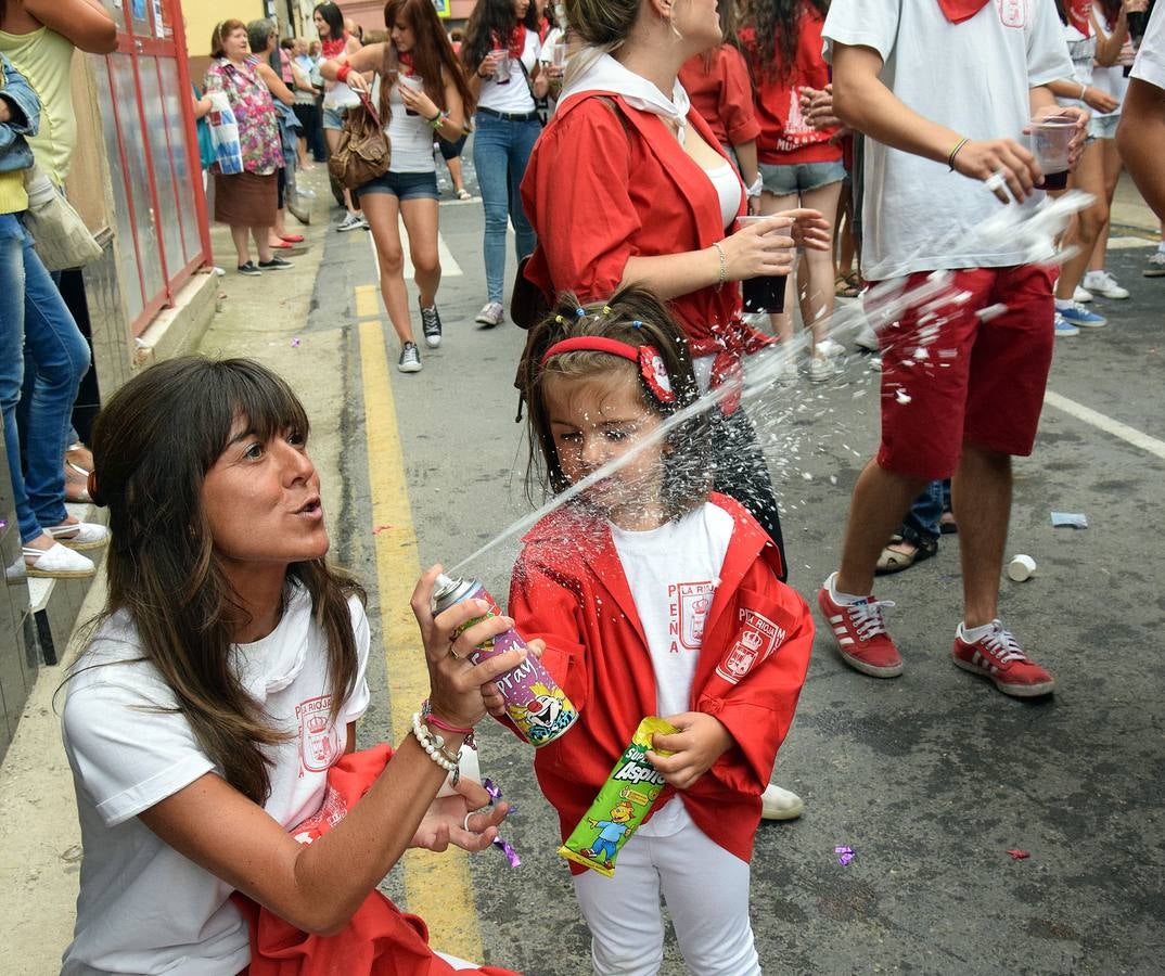 El cohete da inicio a las fiestas de Murillo