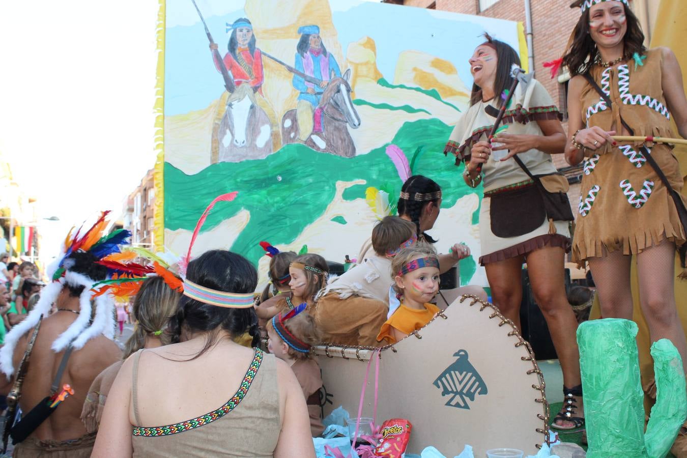 Desfile de carrozas en Rincón de Soto (I)