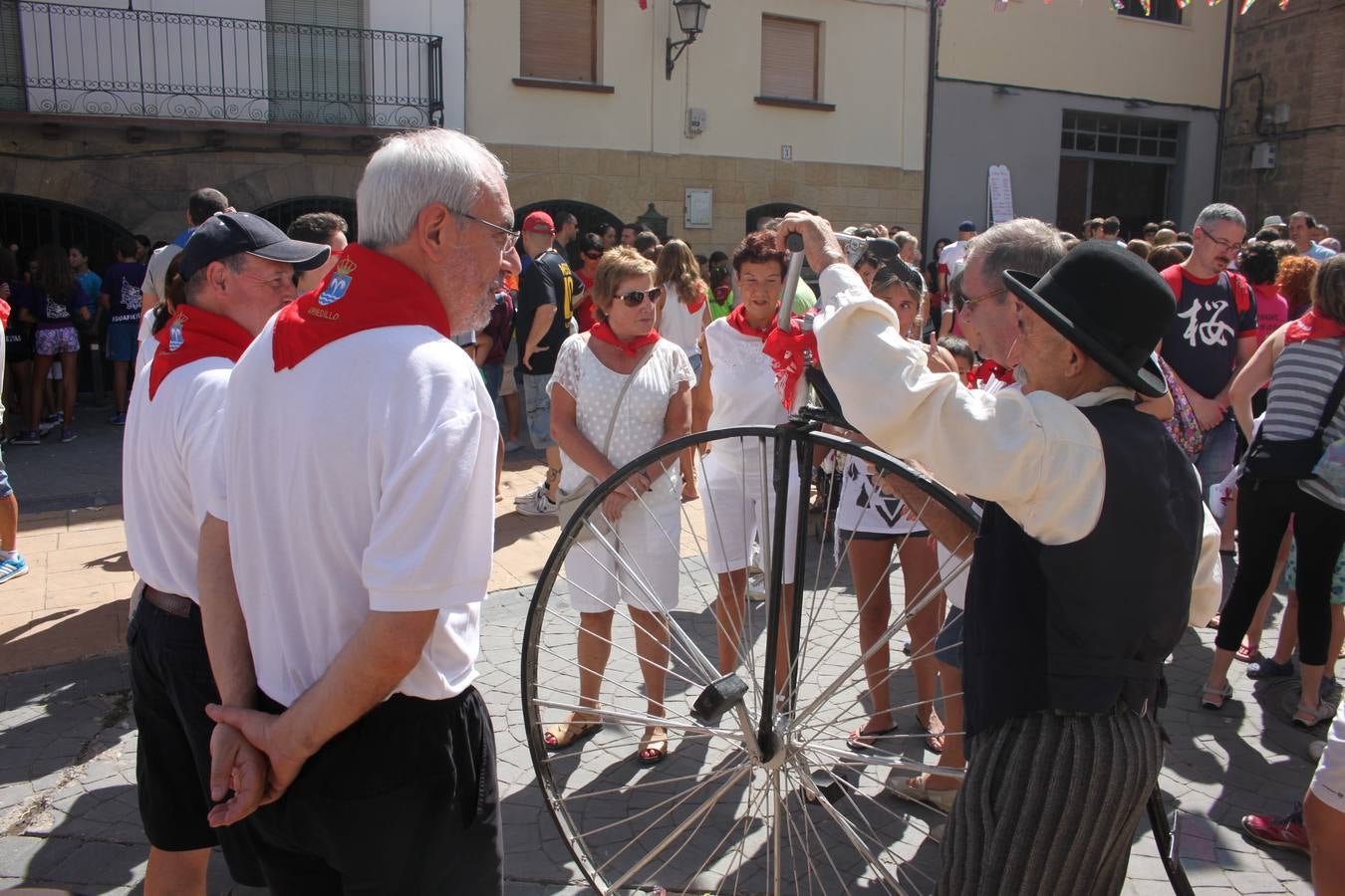 El cohete explota en Arnedillo