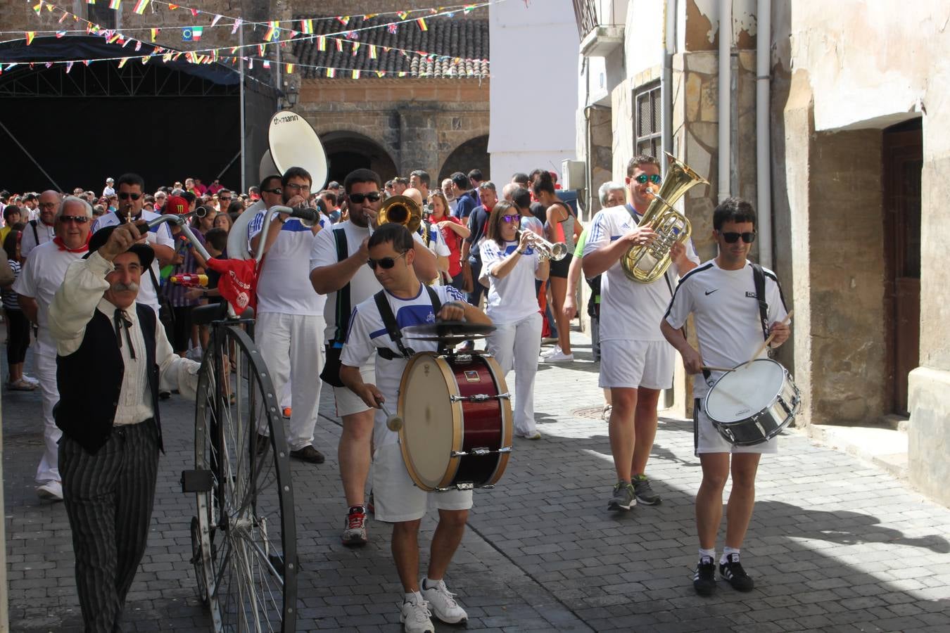 El cohete explota en Arnedillo