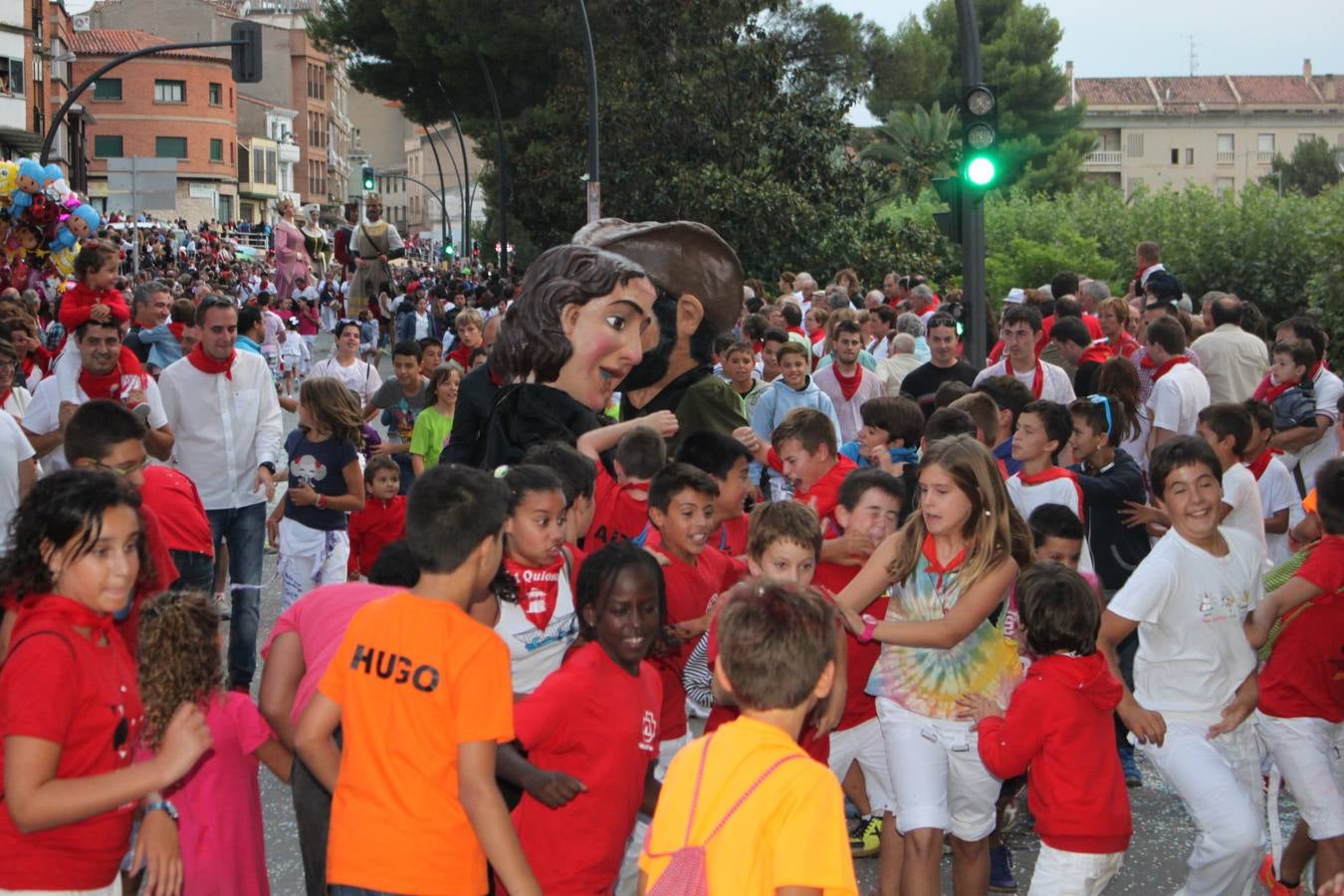 Las carrozas brillaron en Alfaro