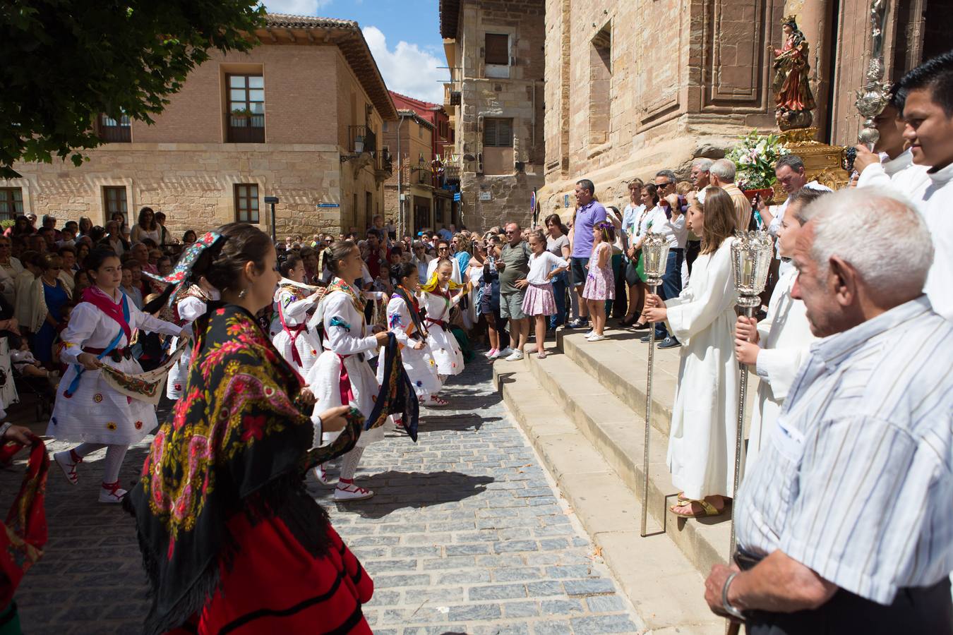 Procesión y degustaciones en Navarrete