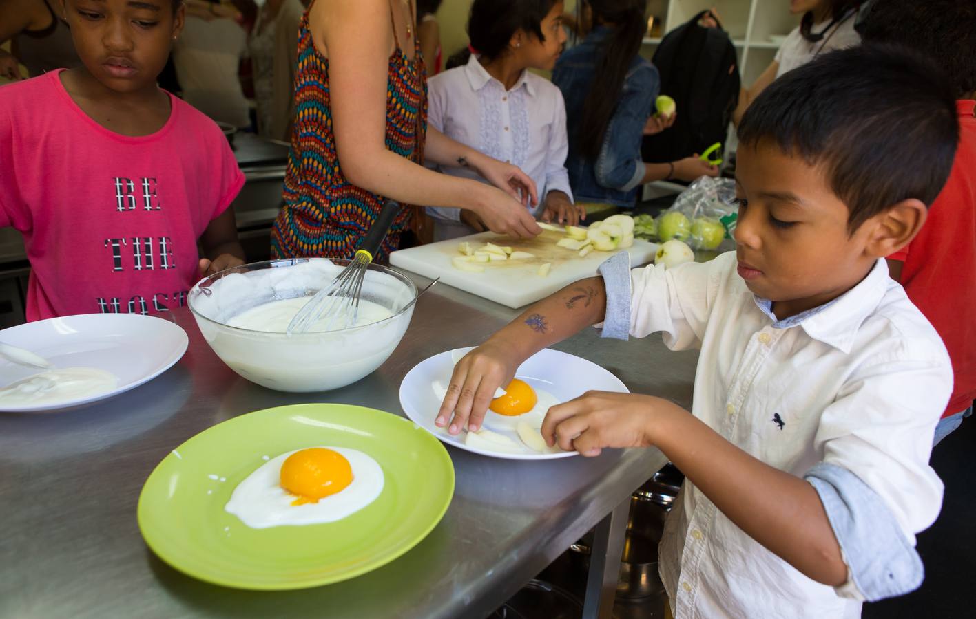 Taller de cocina infantil de APIR