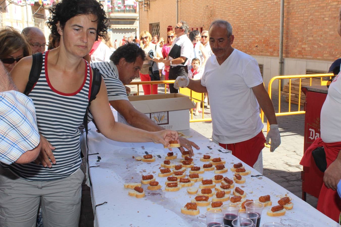 Calahorra repone fuerzas con las degustaciones