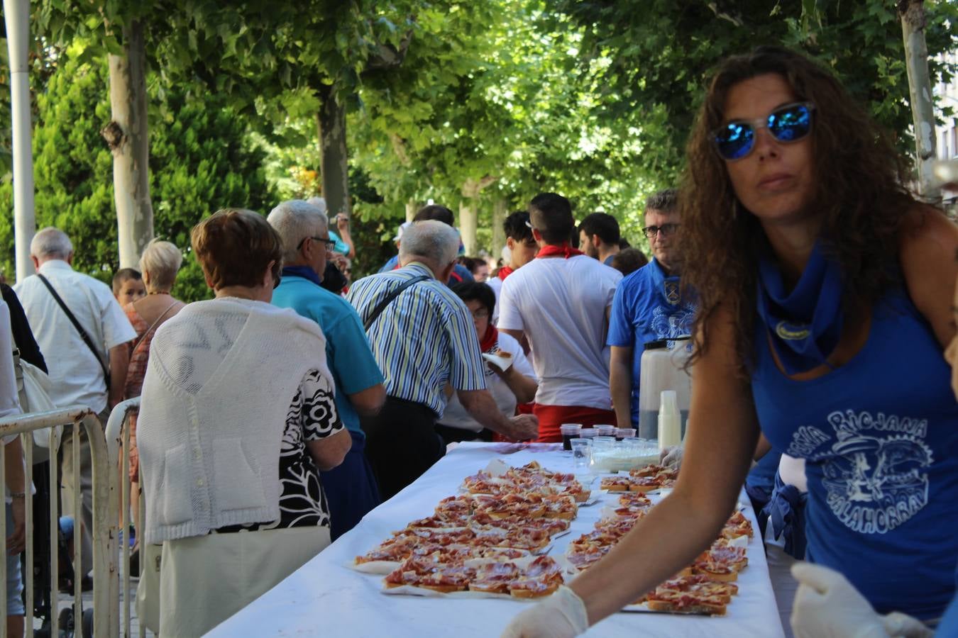 Calahorra repone fuerzas con las degustaciones