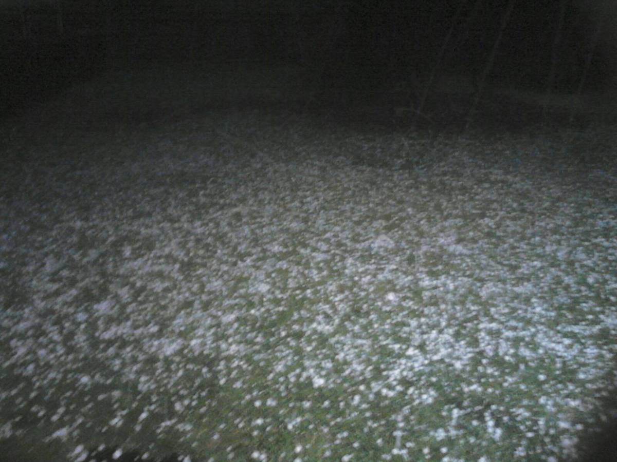 Granizada en Albelda, Nalda, Islallana, Nieva y Torrecilla