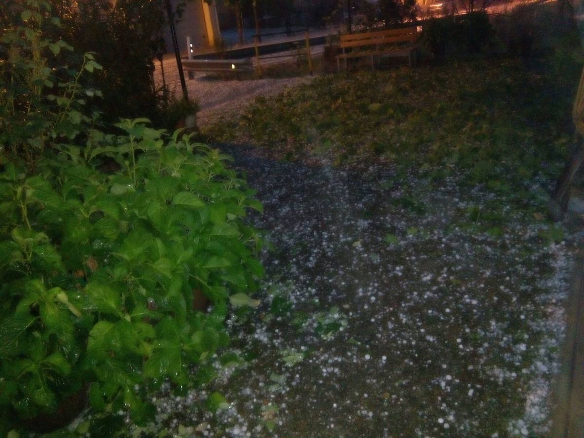 Granizada en Albelda, Nalda, Islallana, Nieva y Torrecilla