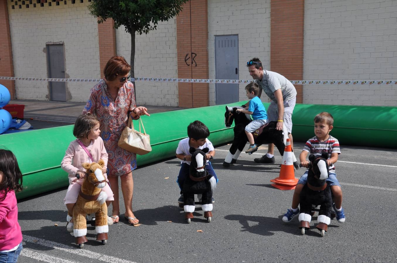 Hinchables y talleres en las fiestas de Haro