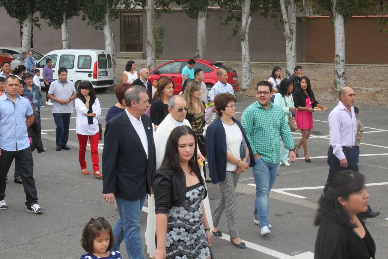 La comunidad ecuatoriana celebra la Virgen del Cisne en Alfaro