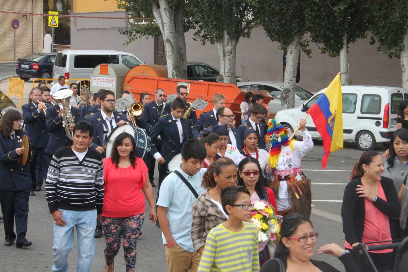 La comunidad ecuatoriana celebra la Virgen del Cisne en Alfaro