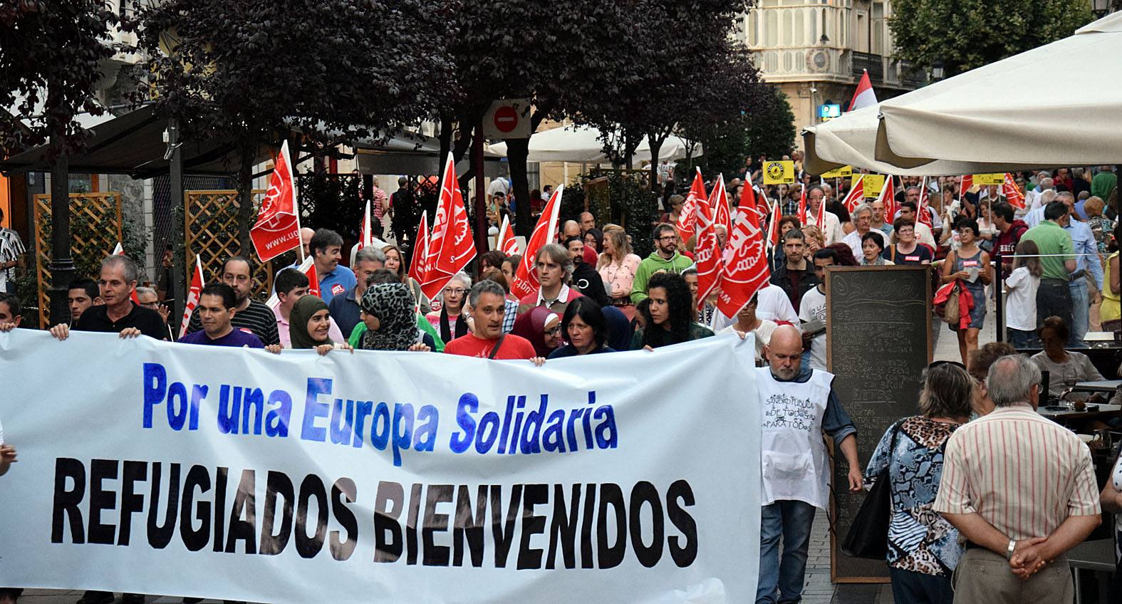 Logroño con los refugiados