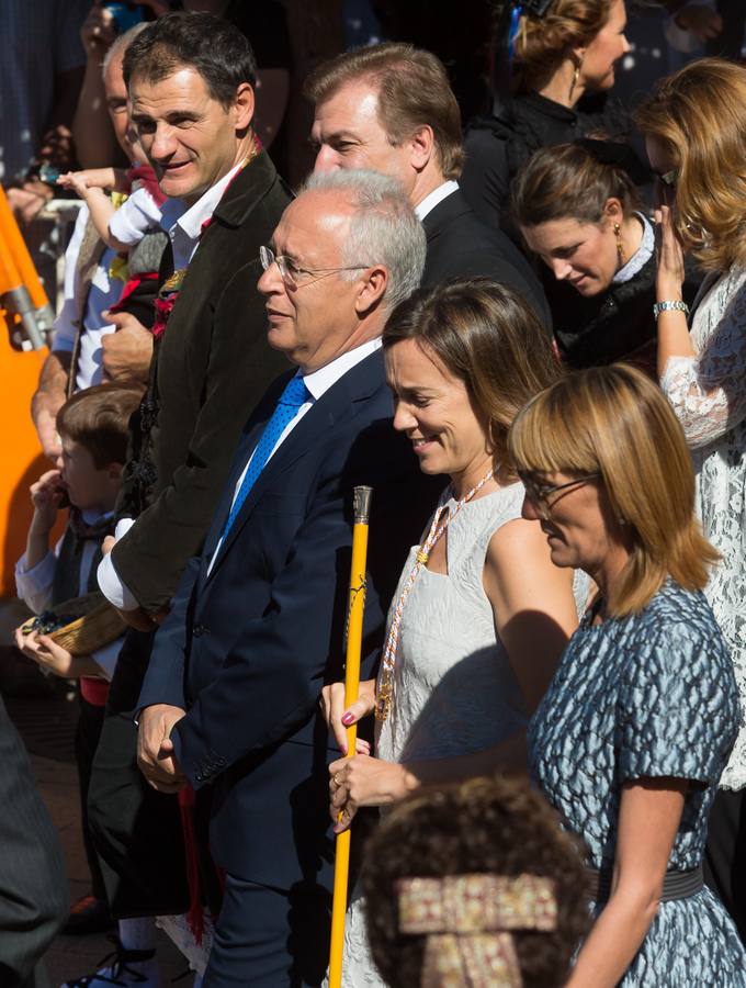 Ceniceros preside su primer pisado de la uva (I)