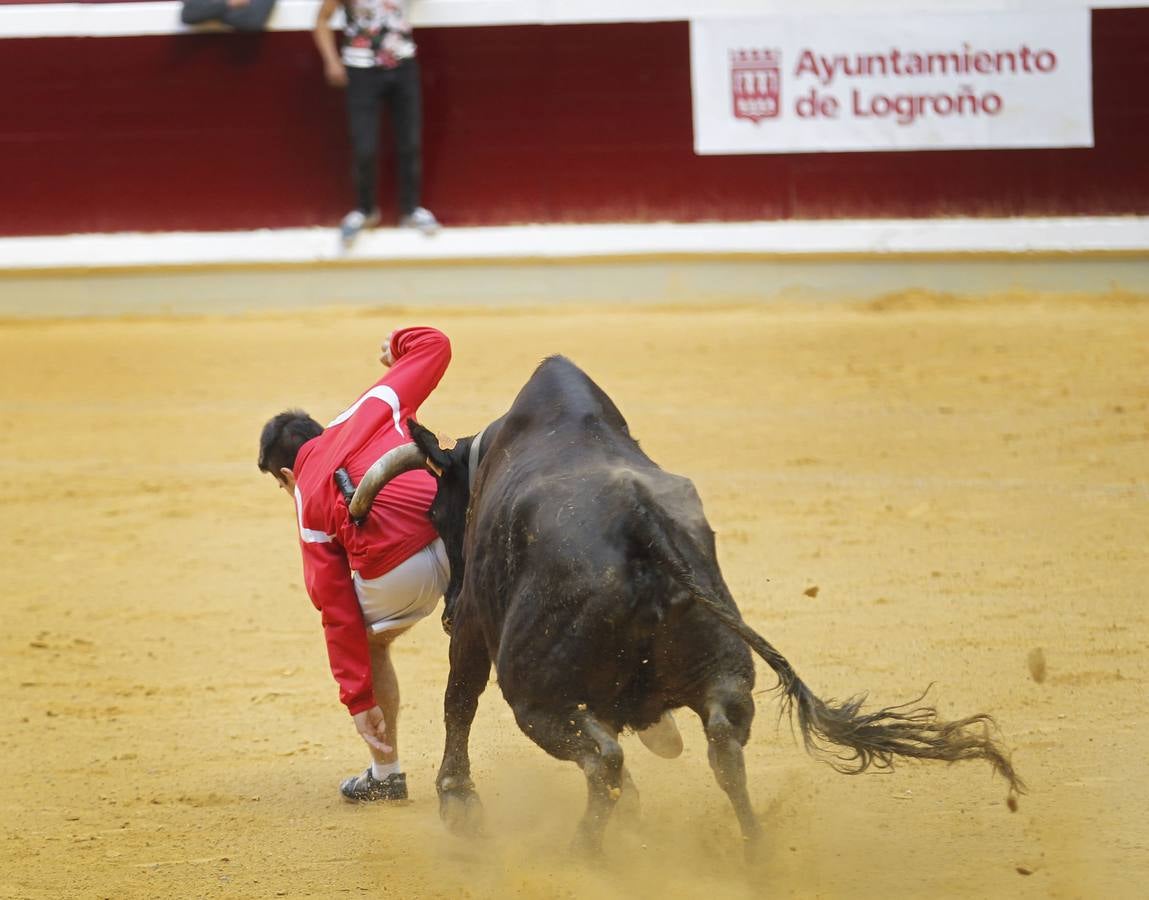 Fiesta multitudinaria en las vaquillas