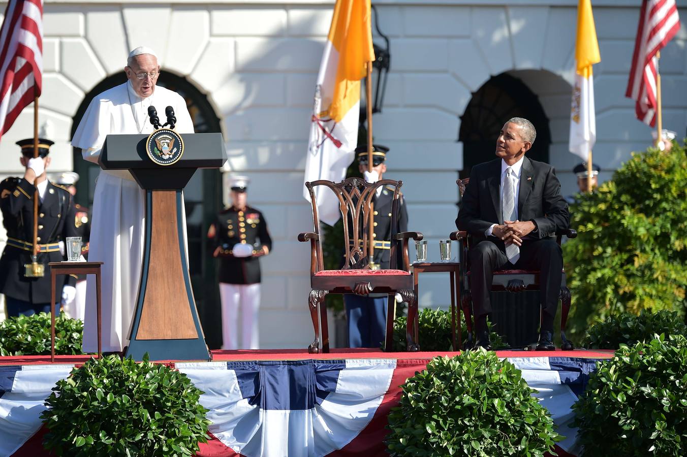 Visita papal a la Casa Blanca