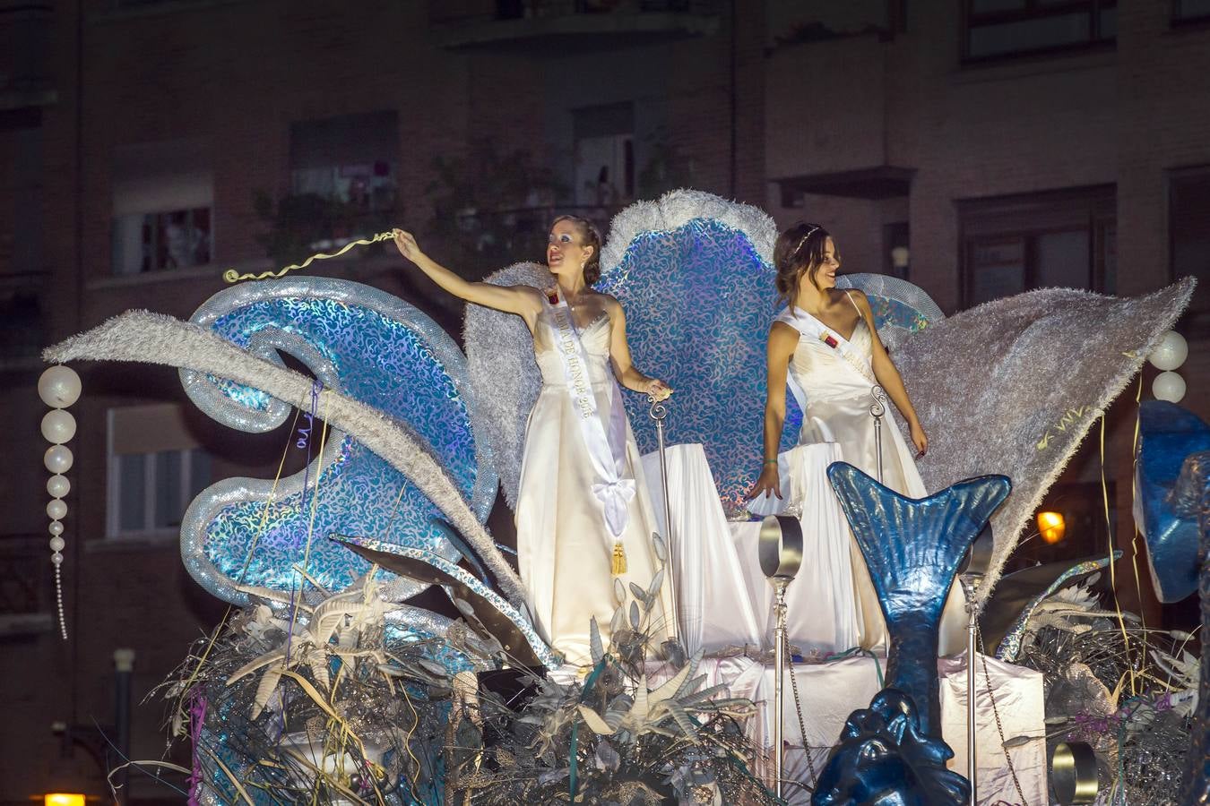 San Mateo: desfile de carrozas