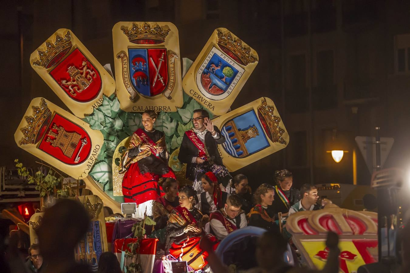 San Mateo: desfile de carrozas