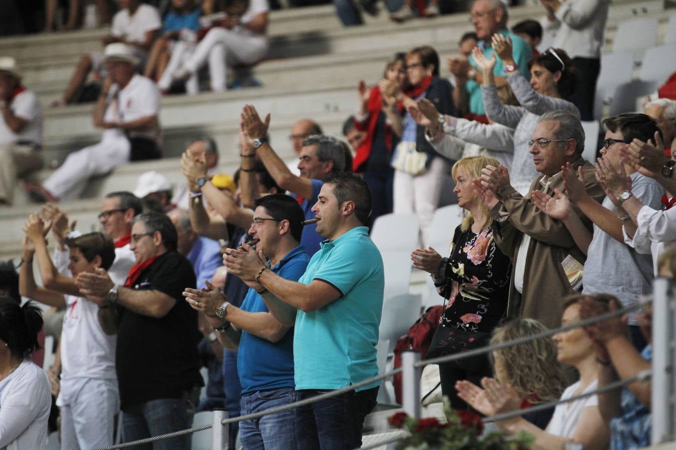 Ambiente en la plaza de Arnedo