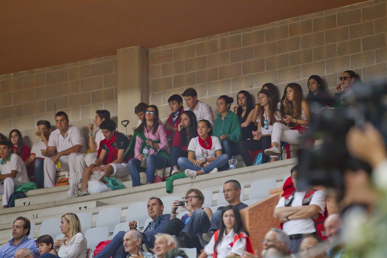 Ambiente en la plaza de Arnedo